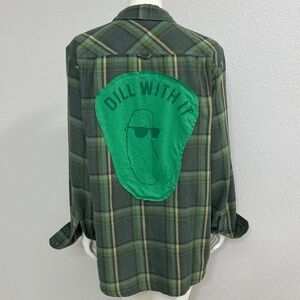 Upcycled Hurley Dill Pickle Shacket